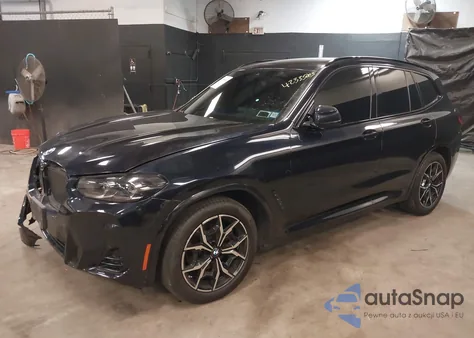 2023 BMW X3 xDrive30I из США, поврежденный, VIN 5UX53DP09P9R15217